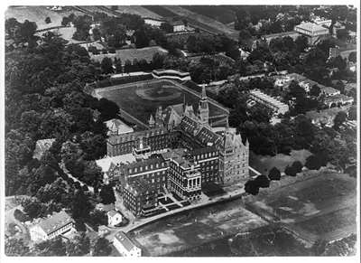 Aerial view of Georgetown Univ., Washington, D.C.