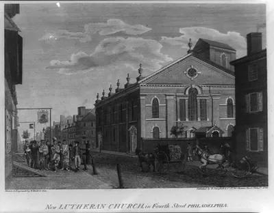 New Lutheran Church, in Fourth Street, Philadelphia