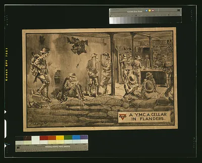 A Y.M.C.A. Cellar in Flanders