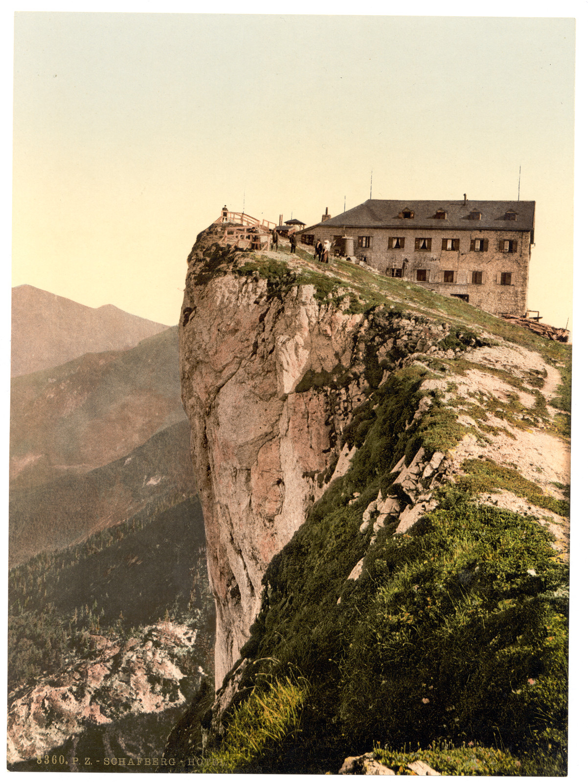 Hotel Schafberg Upper Austria Austro-Hungary, [between ca. 1890 and ca. 1900]. — historic print