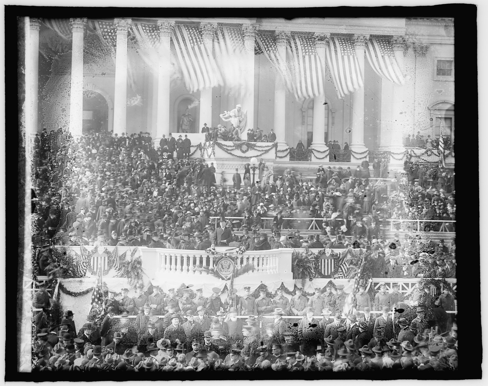 Woodrow Wilson Inauguration, [Washington, D.C.], Mch. 4, 1917, 1917 March 4. — historic photograph