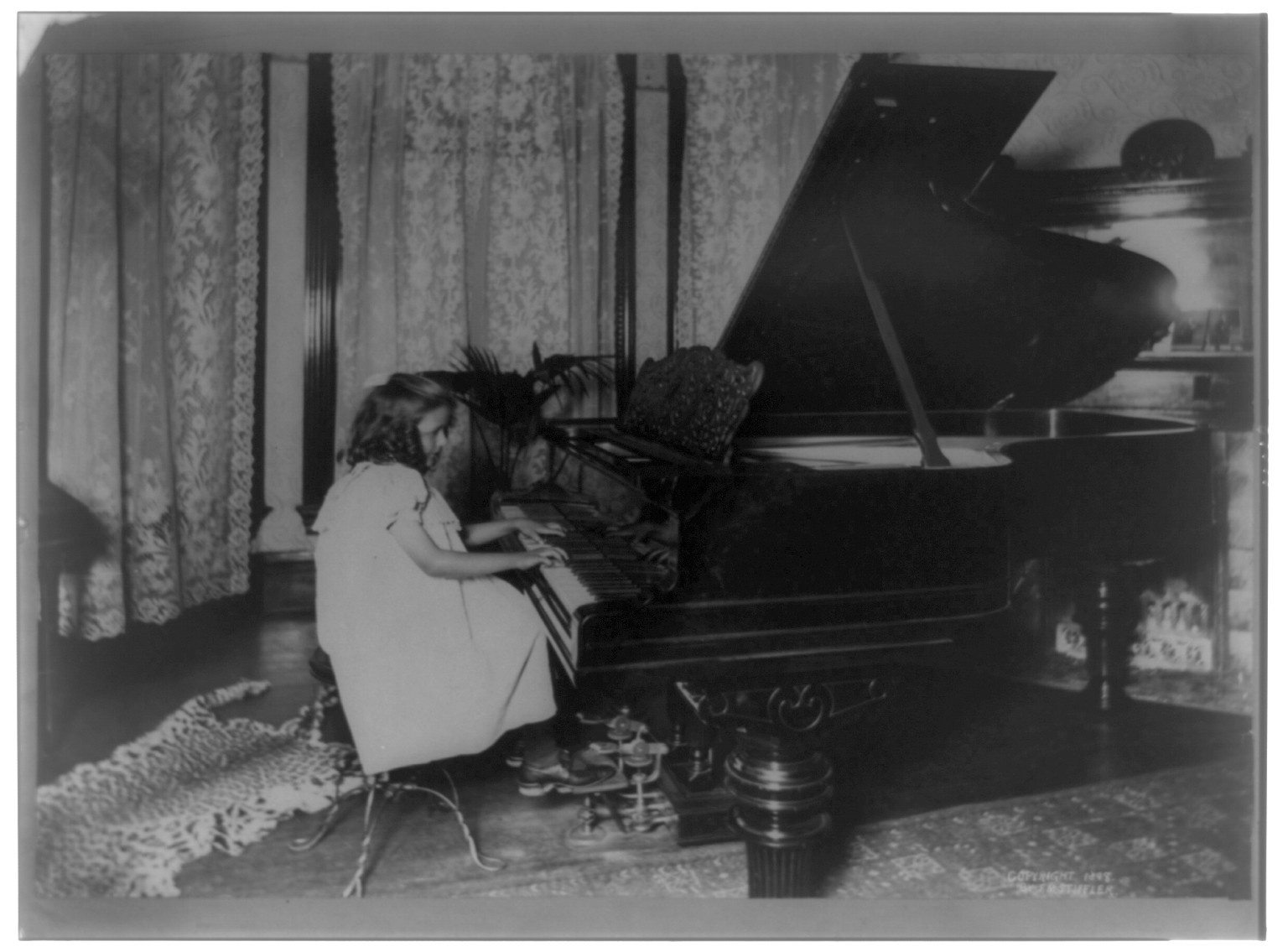 Pauloma Schramm, c1898. — historic photograph