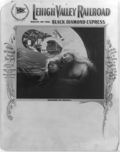 Lehigh Valley Railroad. Route of the Black Diamond Express. Dreams of Travel