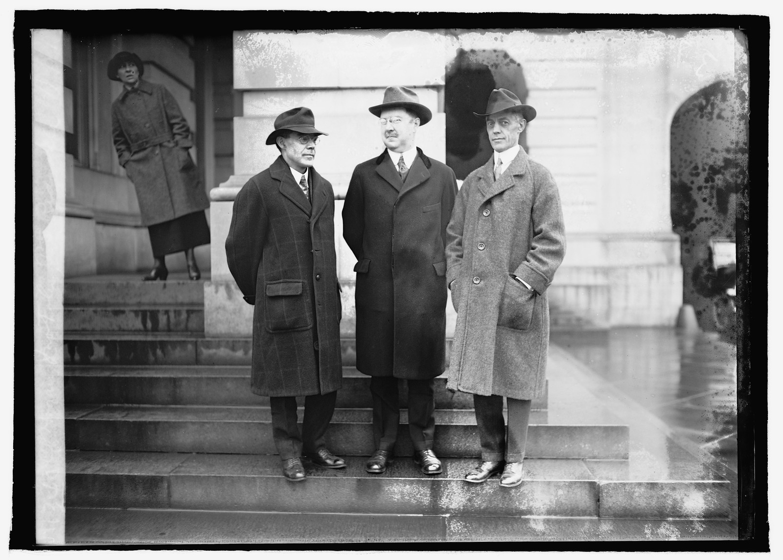 C.J. Hogan, Jno. Foley, P.S. Ridsdale, 1/7/21, [19]21 January 7. — historic photograph