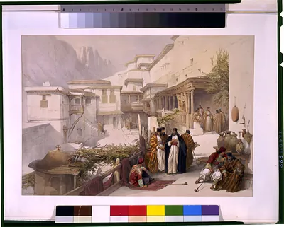 Principal court of the convent of St. Catherine / David Roberts, R.A.