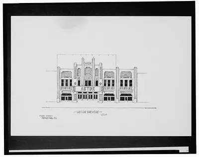 [Astor Theatre, Penn St., Reading, Pennsylvania] / AFD 1938.