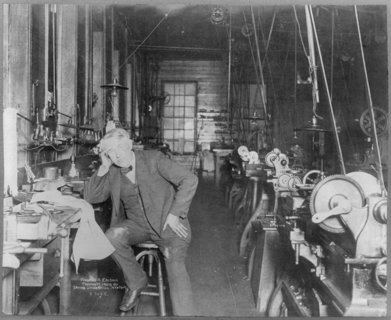 Thomas Alva Edison, 1847-1931, c1905 Oct. 16. — historic photograph