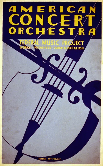 American concert orchestra--Federal Music Project--Works Progress Administration