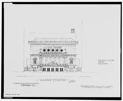 [Illinois Theatre, E. Jackson Blvd. near Michigan Ave., Chicago, Illinois] / AFD 1930.