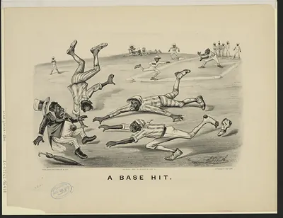 A base hit / Thos. Worth.