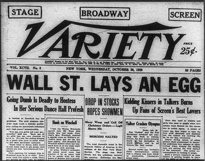 Wall St. Lays An Egg