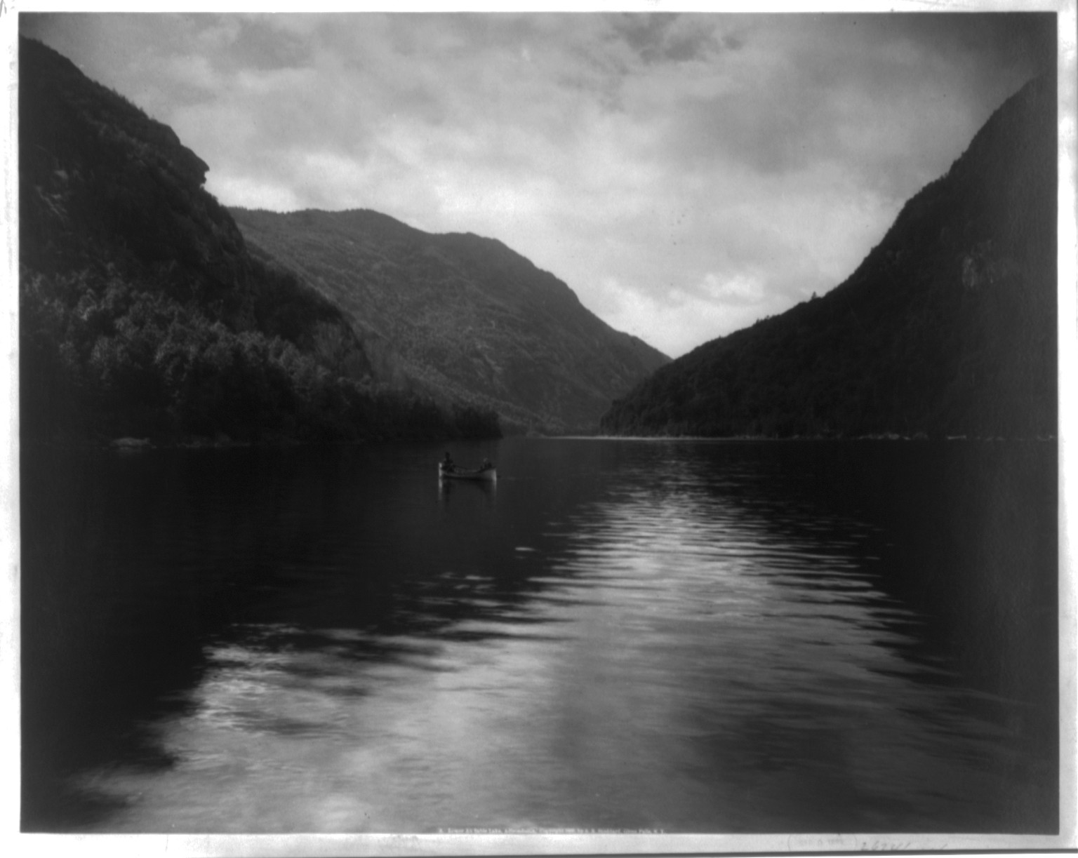 Lower Au Sable Lake, Adirondacks / S.R. Stoddard, Glens Falls, N.Y., c1889. — historic photograph
