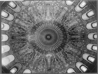 Mosaic dome of Lakewood Cemetery Chapel, Minneapolis, Minnesota