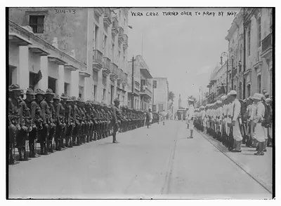Vera Cruz turned over to Army by Navy