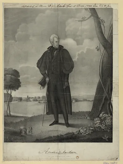 Andrew Jackson at the Hermitage, 1830