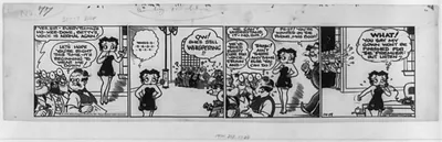 Antique Photo Print - Betty Boop - Framed Wall Art Gift Idea