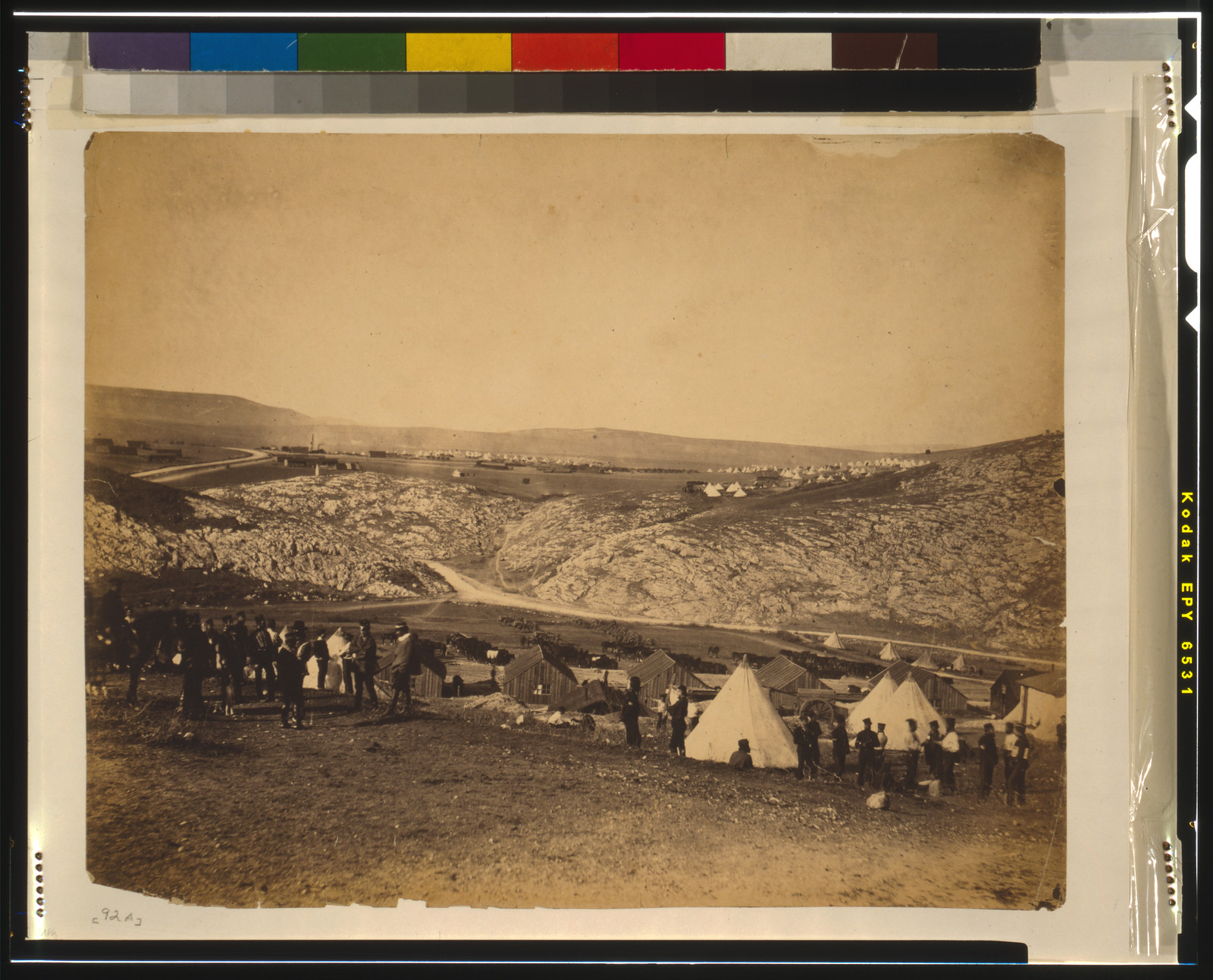 Encampment of horse artillery, [1855] — historic photograph