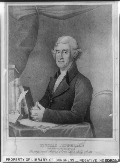 Thomas Jefferson. Third president of the United States