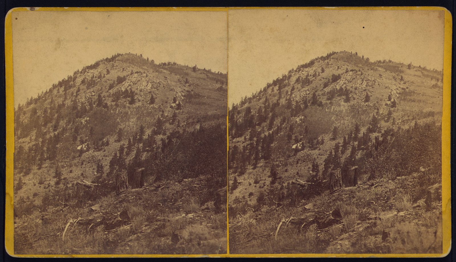 Bald Mountain, 1869 — historic photograph