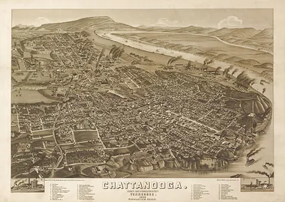 TN Chattanooga 1886 MAP