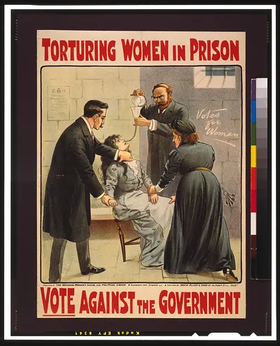 Torturing women in prison Vote against the government.