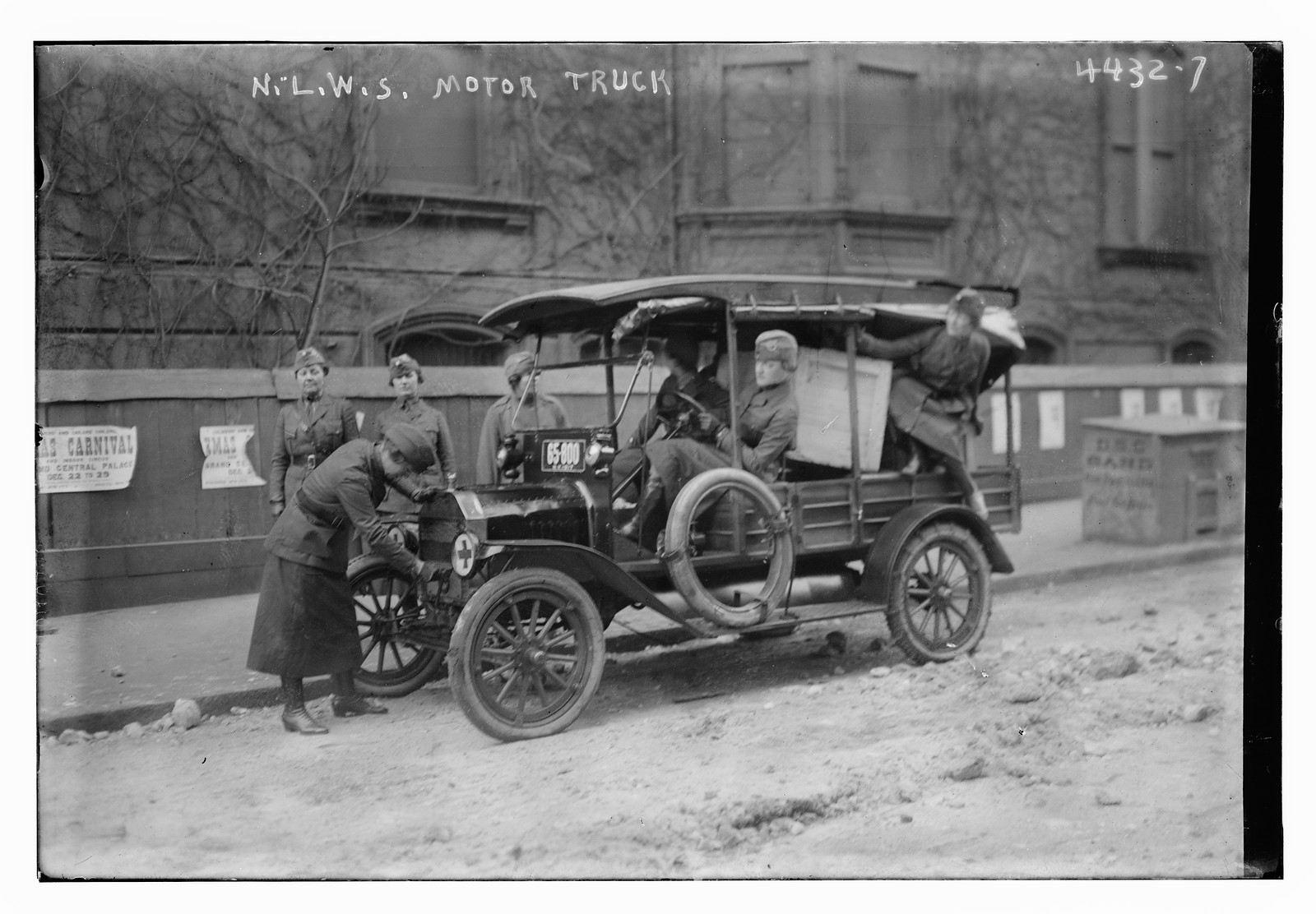 N.L.W.S. Motor Truck, n/a — historic photograph