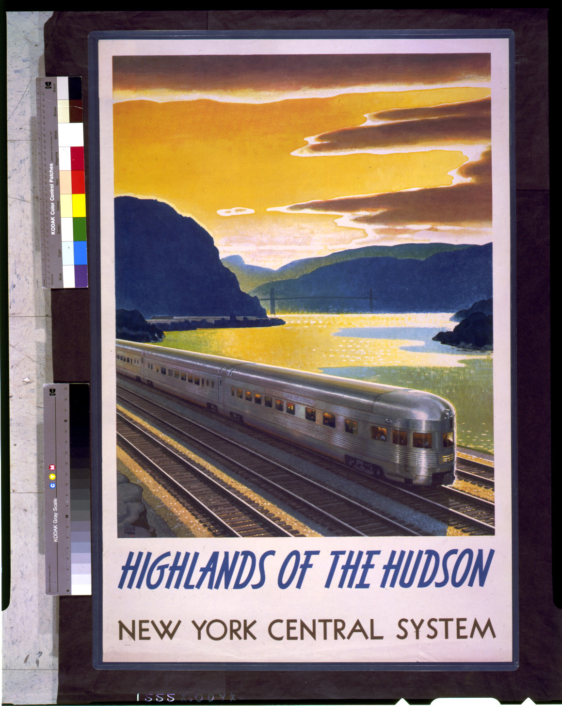 Highlands of the Hudson--New York Central System / Leslie Ragan., [194-] — vintage poster