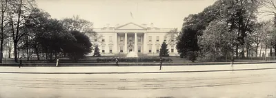 The White House, Washington, D.C., seen from the street