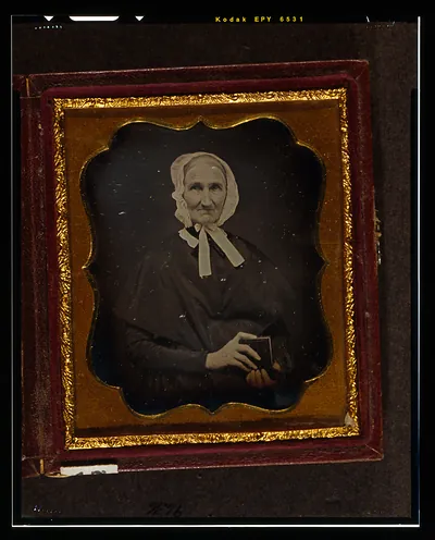 Unidentified woman head