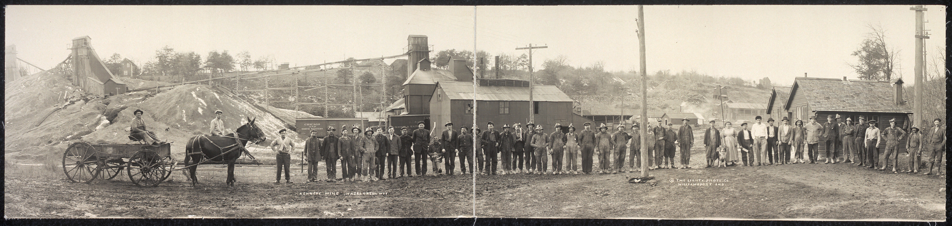 Kennedy Mine, Hazel Green, Wisconsin, 1915, 1915 — historic image
