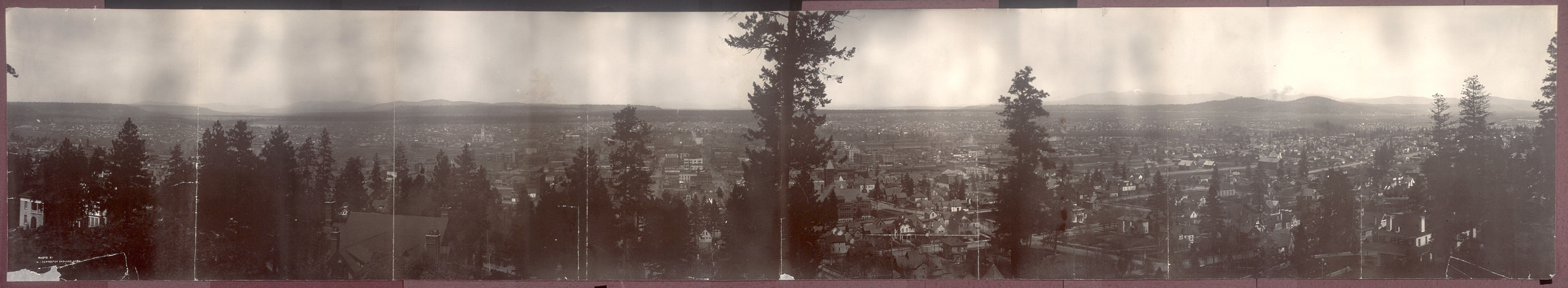 A Panoram photograph of Spokane, Washington, 1903, 1903 — historic photograph