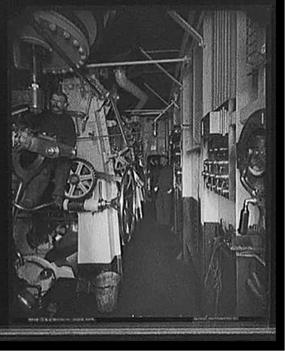 U.S.S. Brooklyn engine room