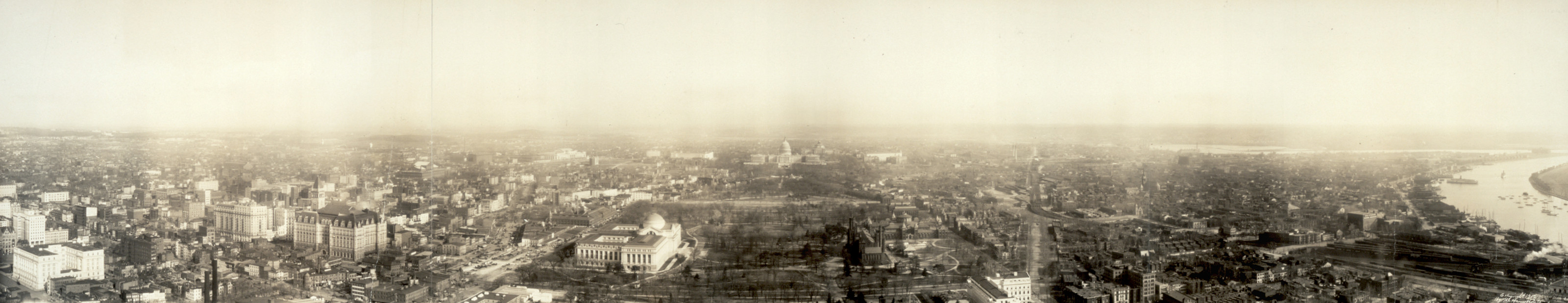 Washington Monument showing city 1912 (1), Washington, D.C., 1912 — historic image