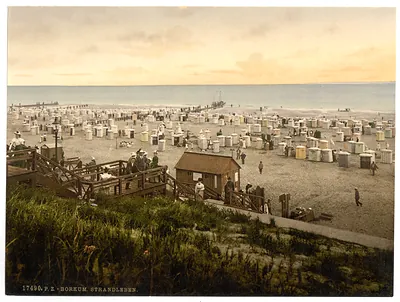 Beach Borkum Schleswig-Holstein Germany