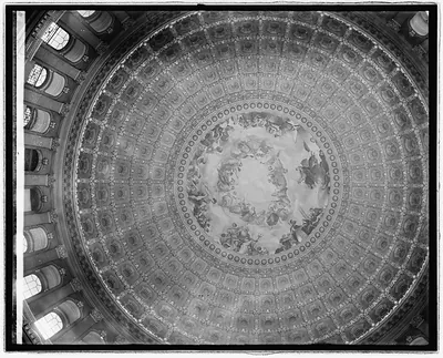 The Apotheosis of Washington" by Constantino Brumidi (painting in Capitol Dome)