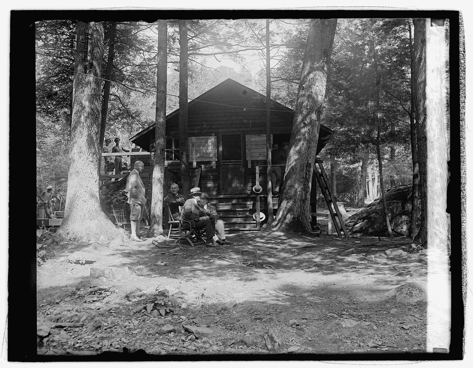 Hoover camp on the Rapidan, 8/17/29, [19]29 August 17. — historic photograph