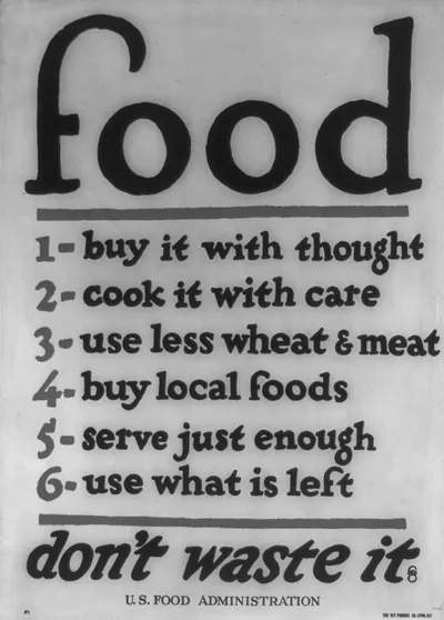 Food--dont waste it / fgc The W. F. Powers Co. Litho. N.Y.