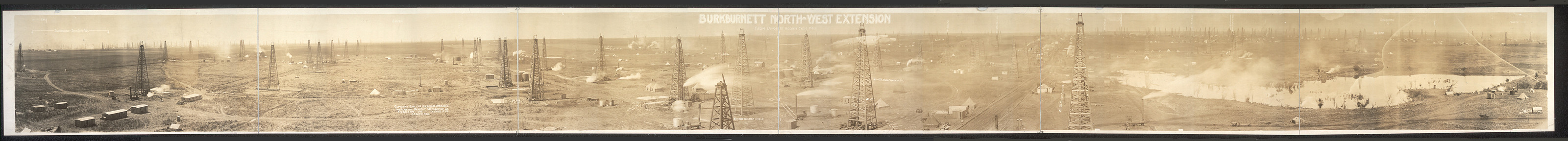 Burkburnett NW fr Golden Cycle well, Texas, 1919, 1919 — historic image