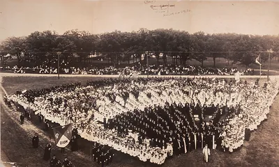 Officers and Choir of Zion, Illinois, 1904