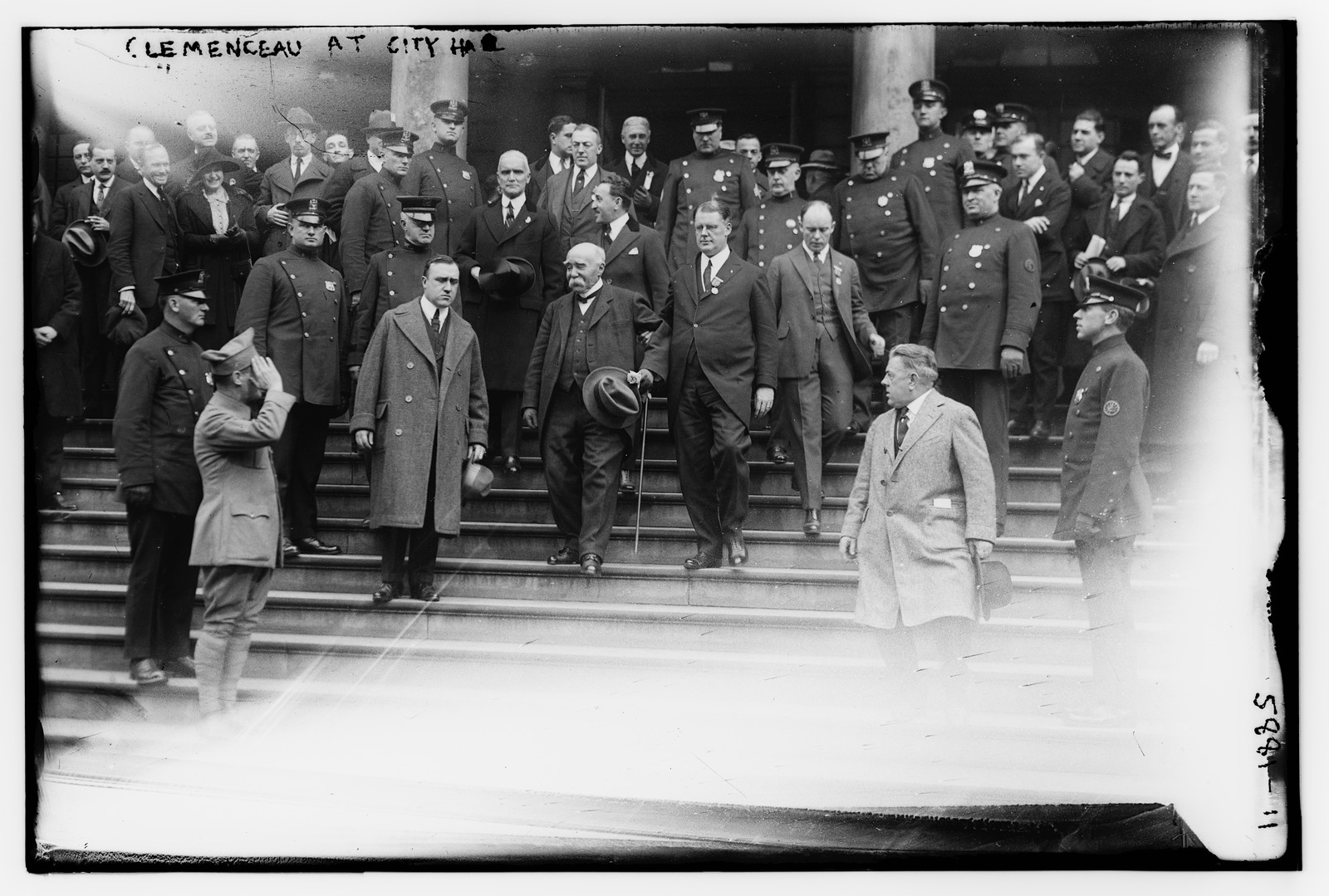 Clemenceau at City Hall, n/a — historic photograph