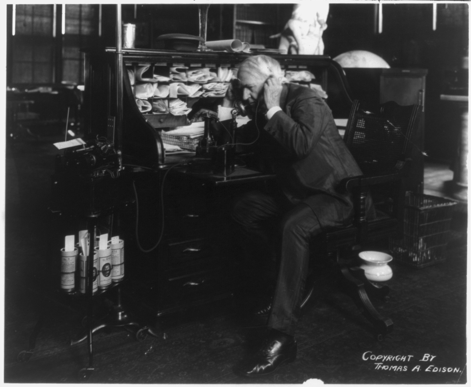 Thomas Alva Edison, 1847-1931, c1914 Sept. 8. — historic photograph