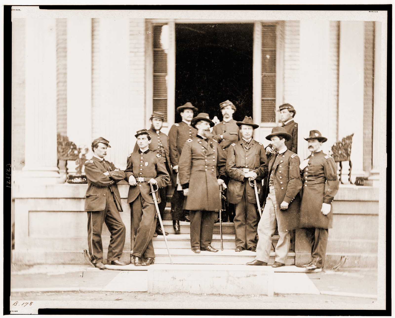 Brevet Major General Chas. Devens & staff Richmond Va. April 1865, 1865 — historic photograph