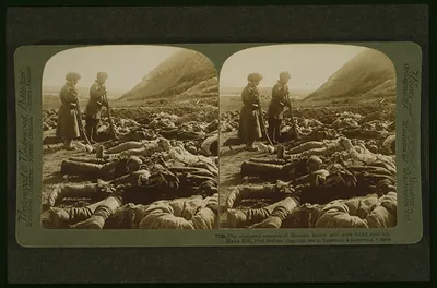 The shattered remains of Russian heroes who were killed near 203 Metre Hill Port Arthur