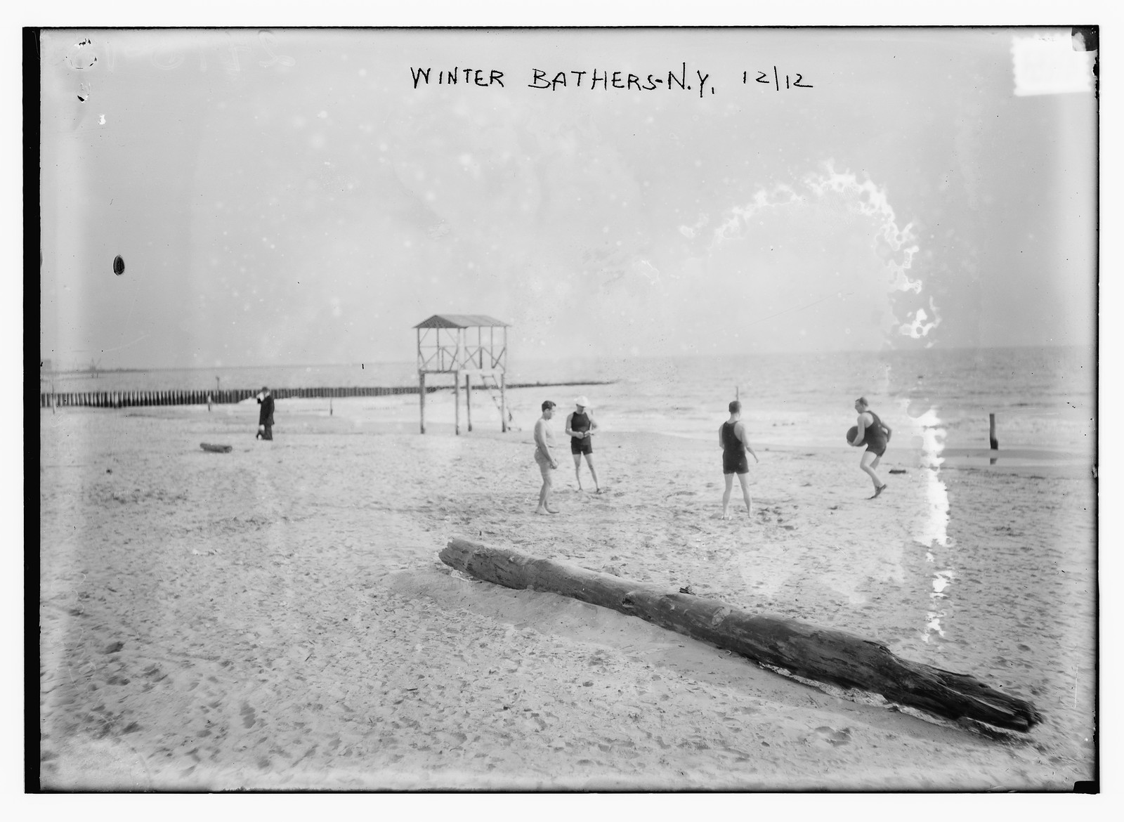 Winter Bathers, N.Y., n/a — historic photograph