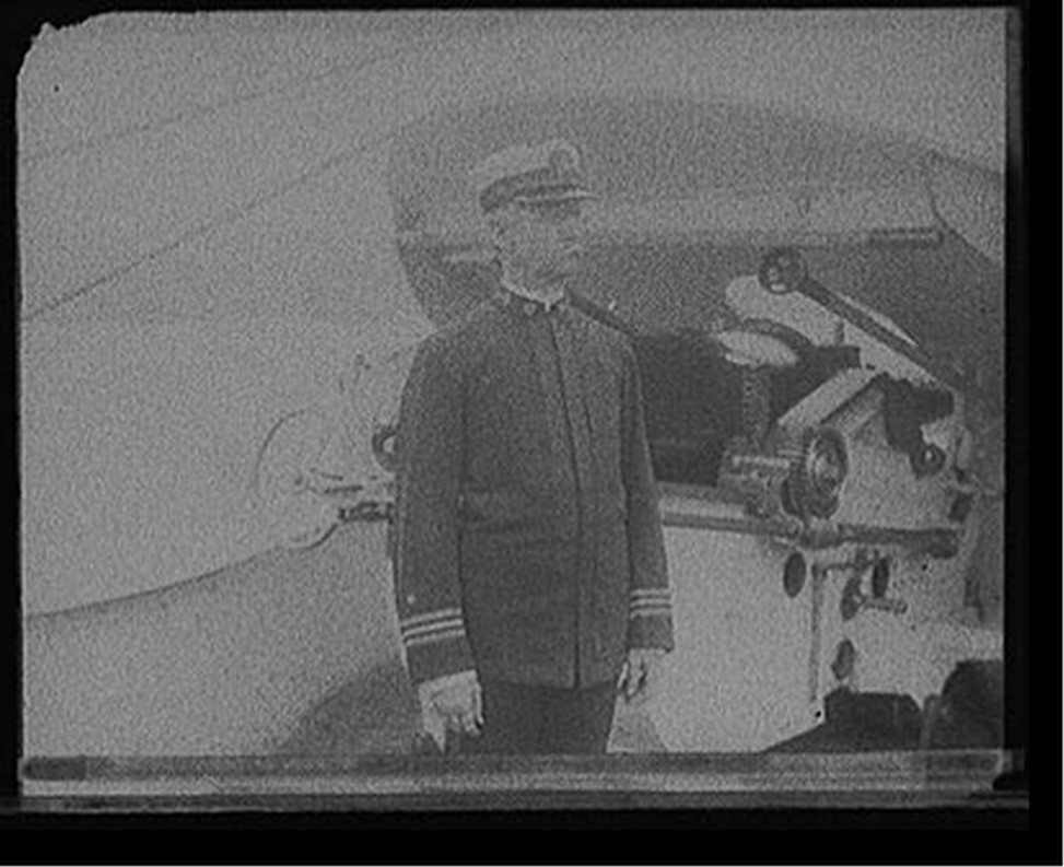 U.S.S. Baltimore, chief engineer, 1900 — historic photograph