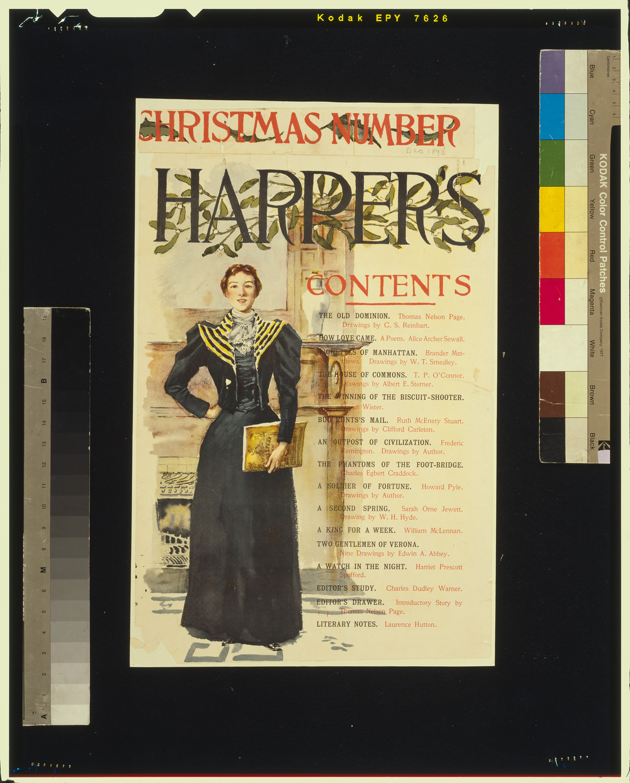 Harper's Christmas number, [New York : Harper & Brothers, 1893] — vintage poster