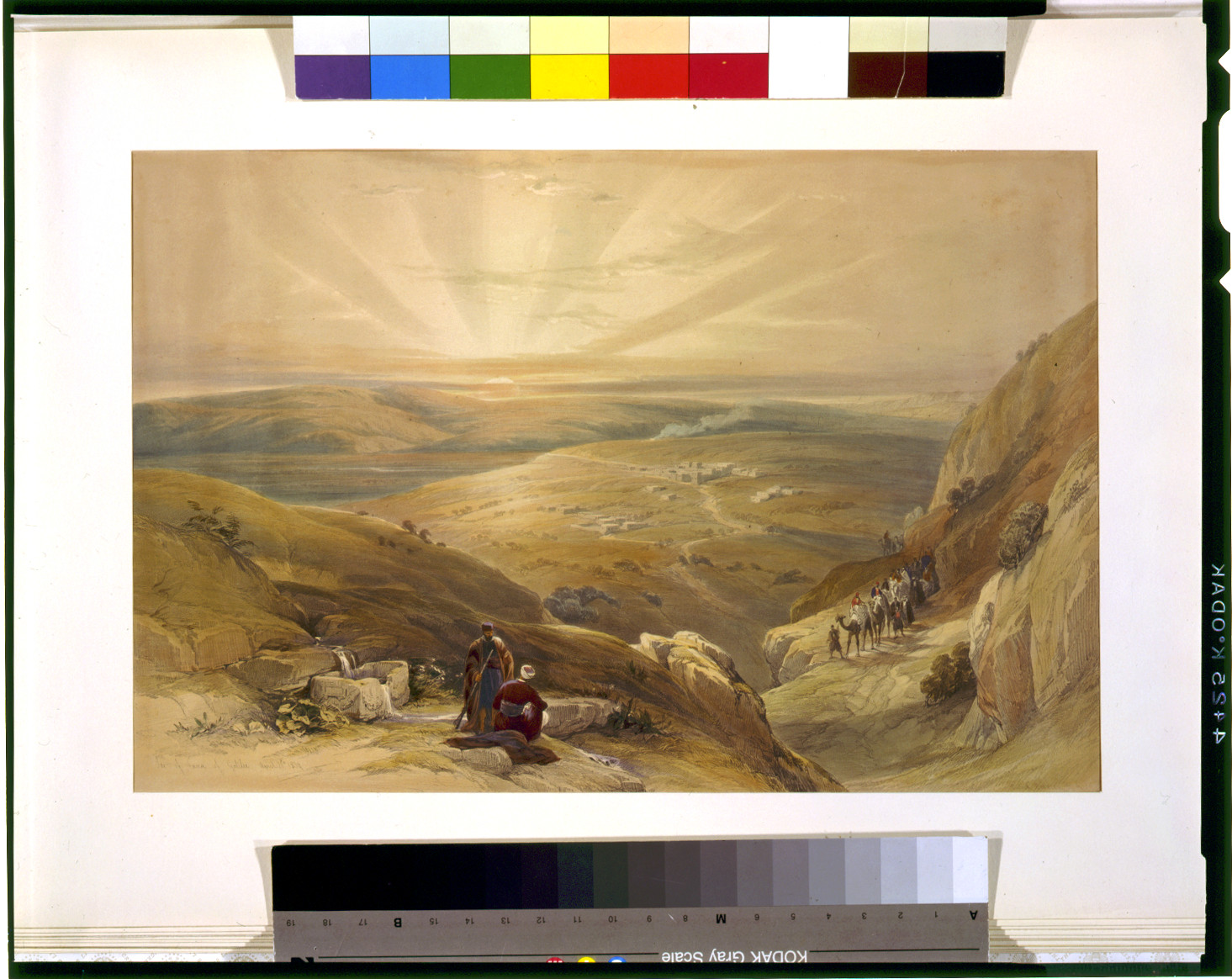 Site of Cana at Galilee April 21st 1839, [published 1842] — antique lithograph