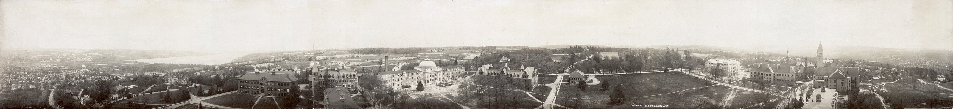 Cornell Ithaca Cycloramaview, New York, 1902, 1902 — historic image