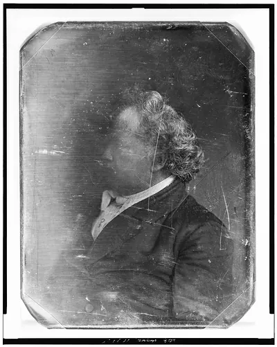 [James J. Mapes, head-and-shoulders portrait, facing left]