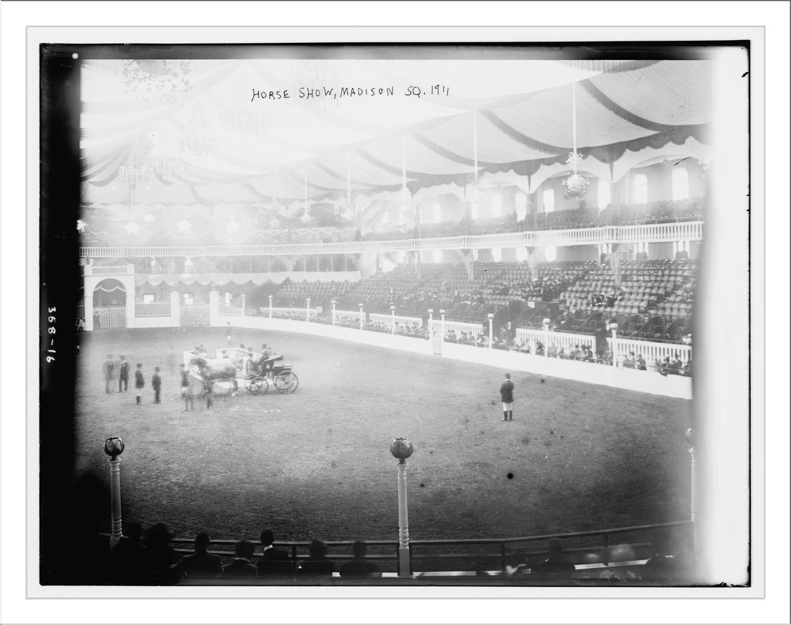 Horse Show, Madison Sq., 1911 — historic photograph